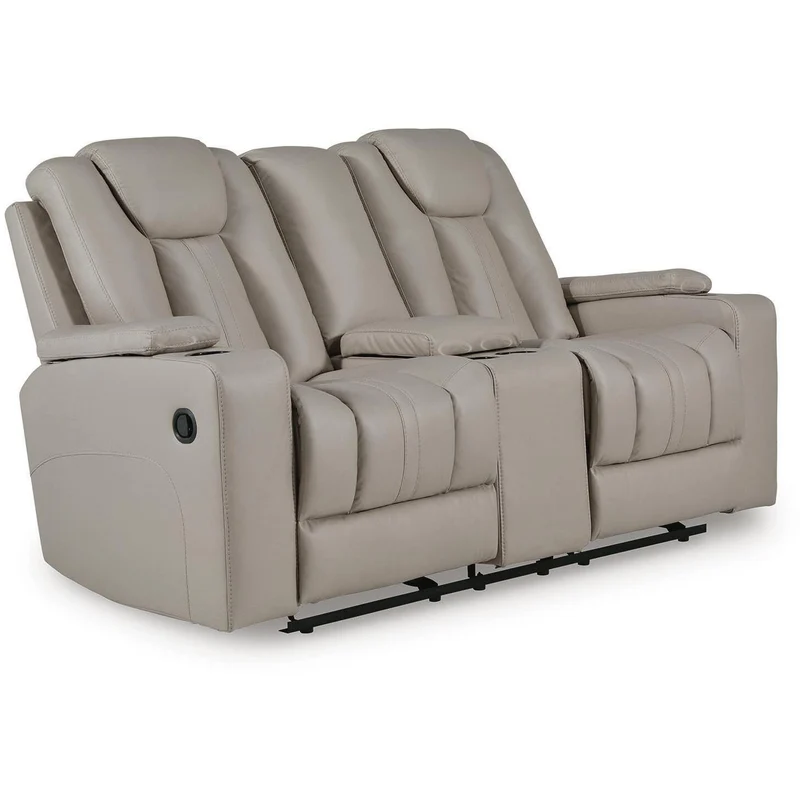 Signature Design by Ashley Elevate Edges PC8330543 Glider Reclining Loveseat with Console