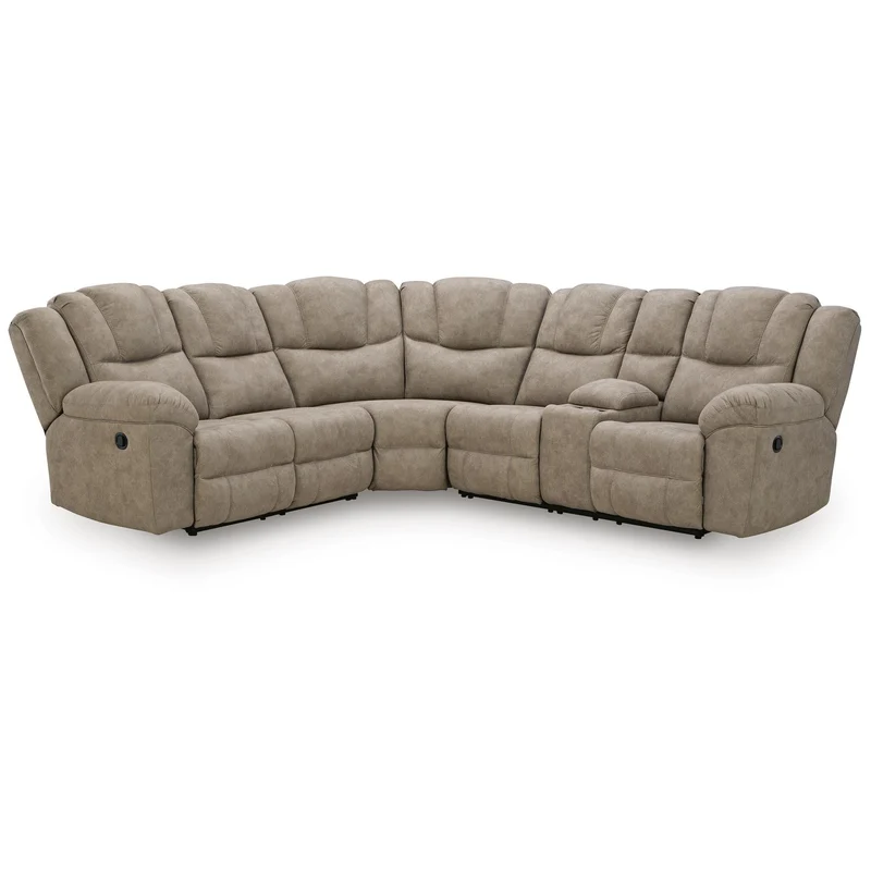 Signature Design by Ashley Pearce-Pike PC69205S2 3 pc Reclining Sectional with Console