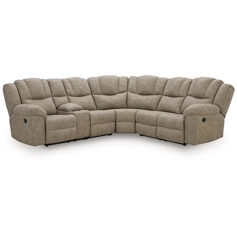 Signature Design by Ashley Pearce-Pike PC69205S1 3 pc Reclining Sectional with Console