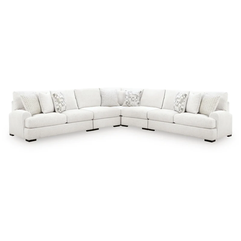 Signature Design by Ashley Misty-Lakes Fabric 5 pc Sectional PC6690646/PC6690646/PC6690655/PC6690656/PC6690677