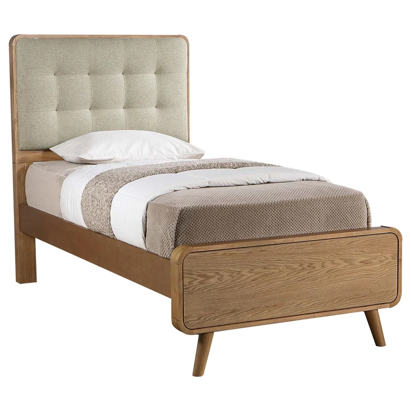 Coaster Furniture Robyn 225091T Wood Twin Platform Bed - Light Ash