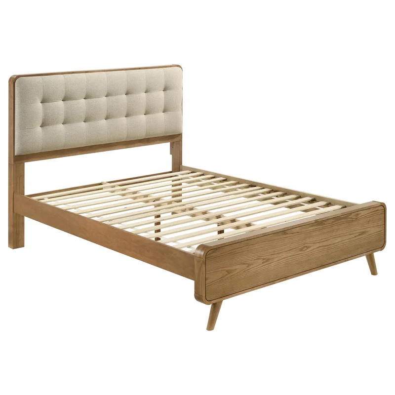 Coaster Furniture Robyn 225091Q Wood Queen Platform Bed - Light Ash
