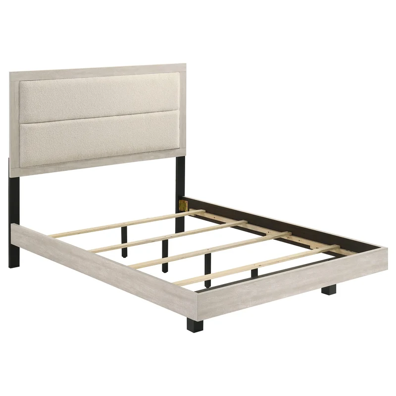 Coaster Furniture Trenton 225061F 54-inch Wood Full Panel Bed - Rustic Cream