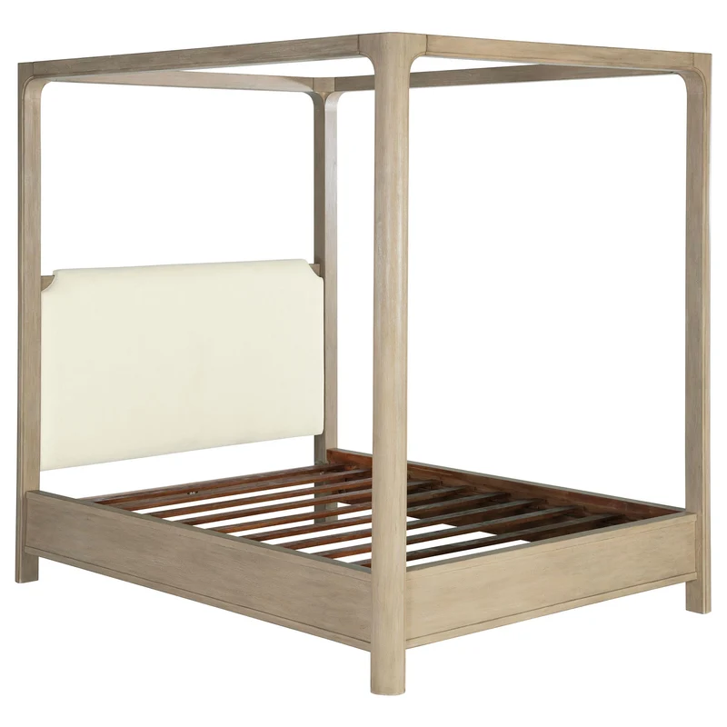 Coaster Furniture Solano 222520Q 85-inch Queen Canopy Bed - Weathered Mango