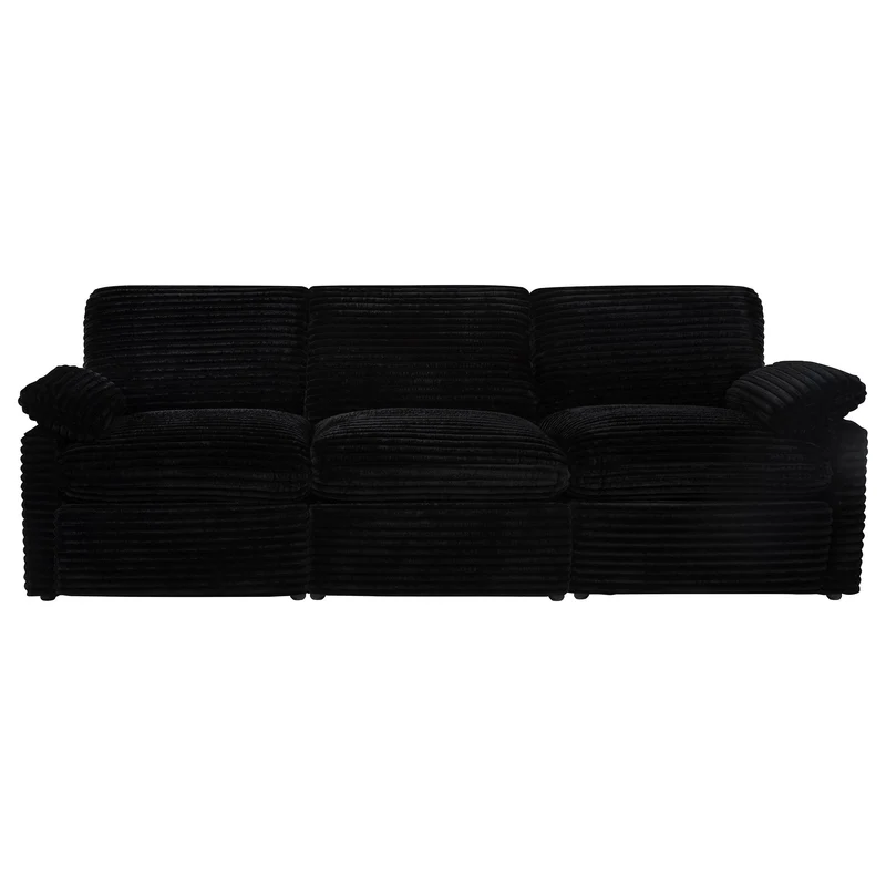 Coaster Furniture Collins 610361P Modular Power Sofa - Black