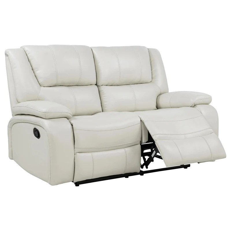 Coaster Furniture Camila 610248 Upholstered Motion Reclining Loveseat - White