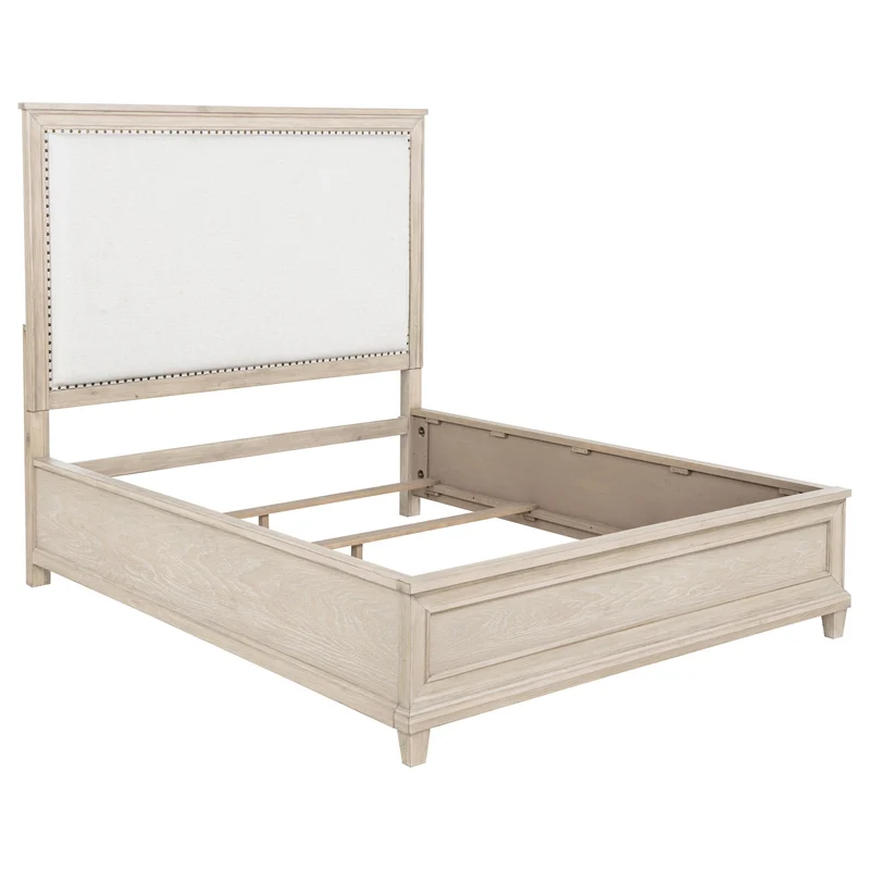 Coaster Furniture Pembroke 215921Q 66-inch Queen Panel Bed - Washed Oak