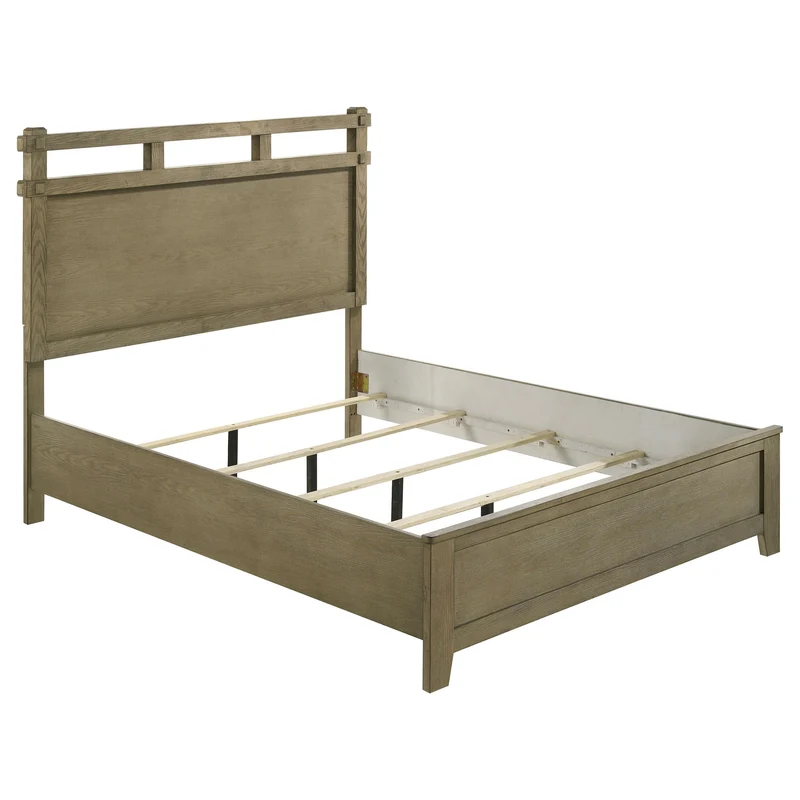 Coaster Furniture Hazlewood 207531Q 61-inch Queen Panel Bed - Vineyard Oak