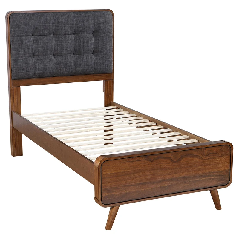 Coaster Furniture Robyn 205131T Wood Twin Platform Bed - Dark Walnut
