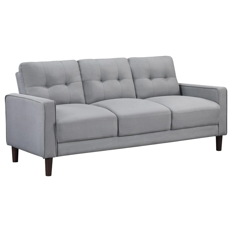 Coaster Furniture Bowen 506781 Upholstered Track Arm Tufted Sofa - Grey