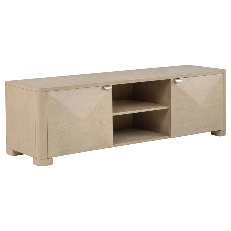 Coaster Furniture Marcelo 736053 71-inch TV Stand Media Console - Light Elm