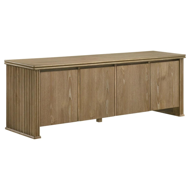 Coaster Furniture Adina 722933 70-inch TV Stand Media Console - Distressed Light Brown