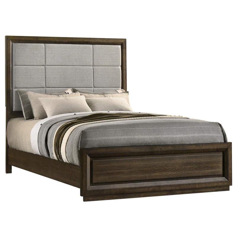 Coaster Furniture Atlas Queen Upholstered Panel Bed 215971Q