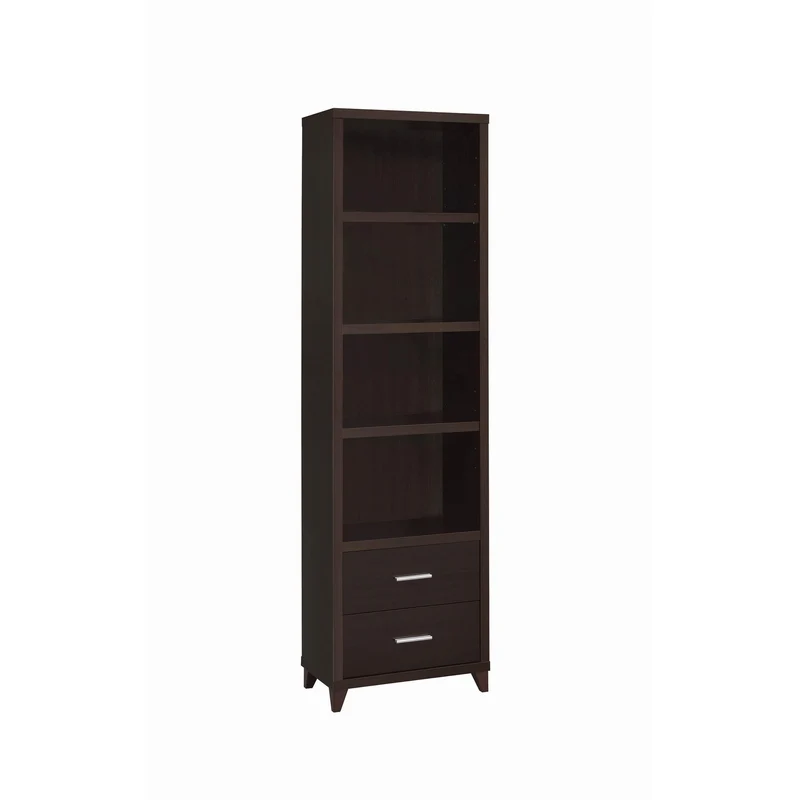 Coaster Furniture Lewes 700882 4-shelf Engineered Wood Media Tower - Cappuccino