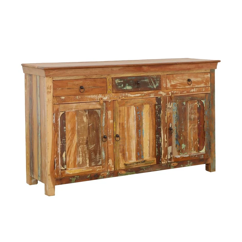 Coaster Furniture Harper 950367 3-door Solid Reclaimed Wood Accent Cabinet - Brown