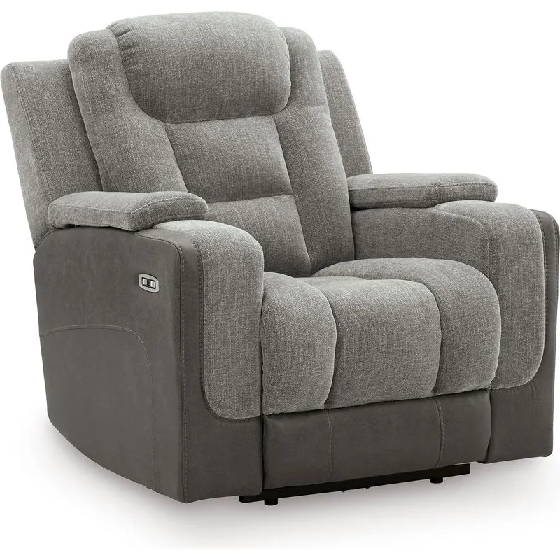 Signature Design by Ashley Mixed Motion PC8350513 Power Recliner with Adjustable Headrest