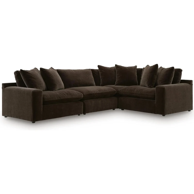 Benchcraft Maxton Heights Fabric 4 pc Sectional 6780746/6780764/6780765/6780777