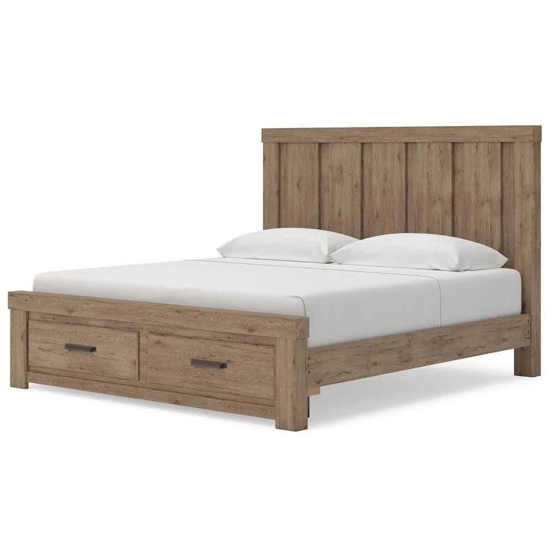 Signature Design by Ashley Oliandon King Panel Bed with Storage B100-14/PCB2844-56S/PCB2844-58/PCB2844-95