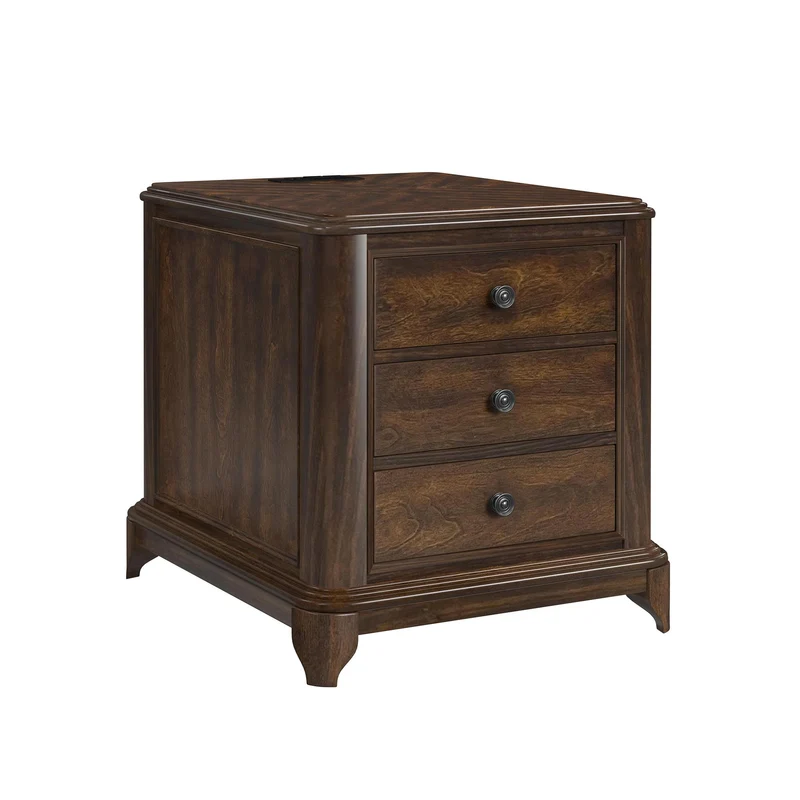 Elements International Phillipe T-5210-5-CB 2-Drawer Cabinet