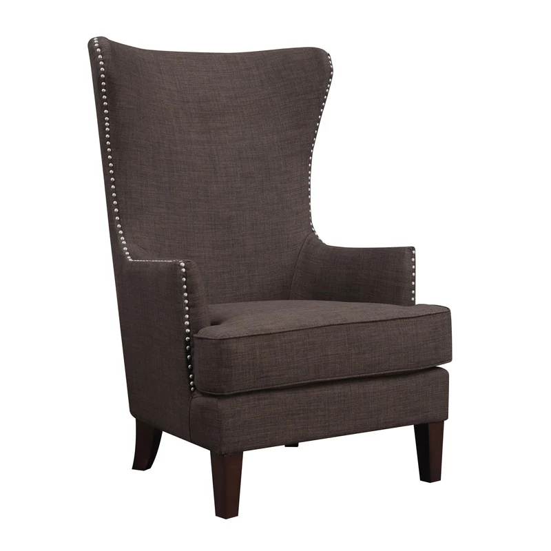 Elements International Kori Accent Chair - Chocolate