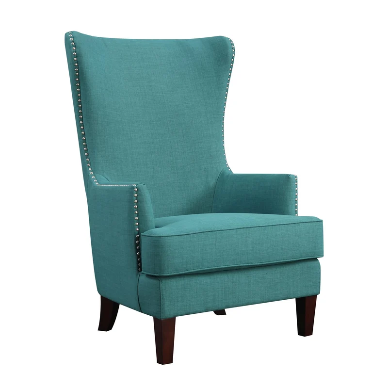 Elements International Kori Accent Chair - Heirloom Teal