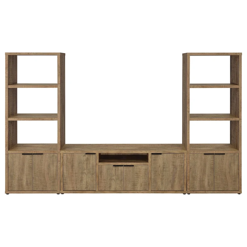 Coaster Furniture Tabby 701702-SET 3-Piece Entertainment Center With 60" TV Stand - Mango
