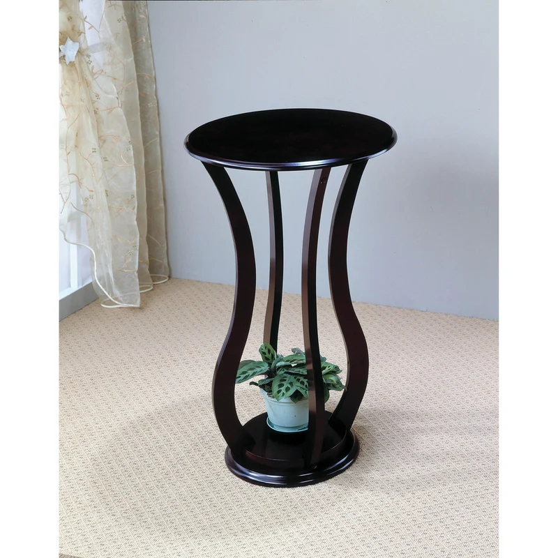 Coaster Furniture Elton 900934 Round Wood Top Accent Side Table - Cherry