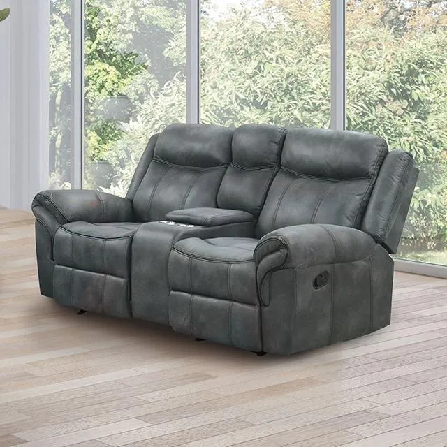 Furniture of America Agata NX6001DG-LV Glider Recliner Loveseat