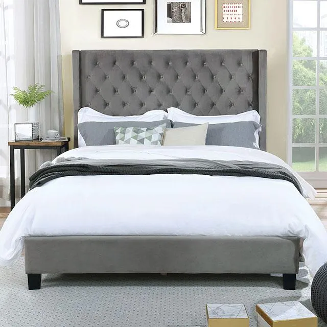 Furniture of America Ryleigh FM7141GY-Q-BED Queen Bed