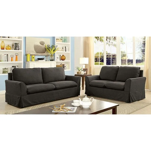 Furniture of America Maxine CM6378GY-LV Loveseat