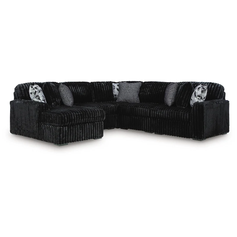 Signature Design by Ashley Midnight-Madness 98103S21 5 pc Sectional with Chaise