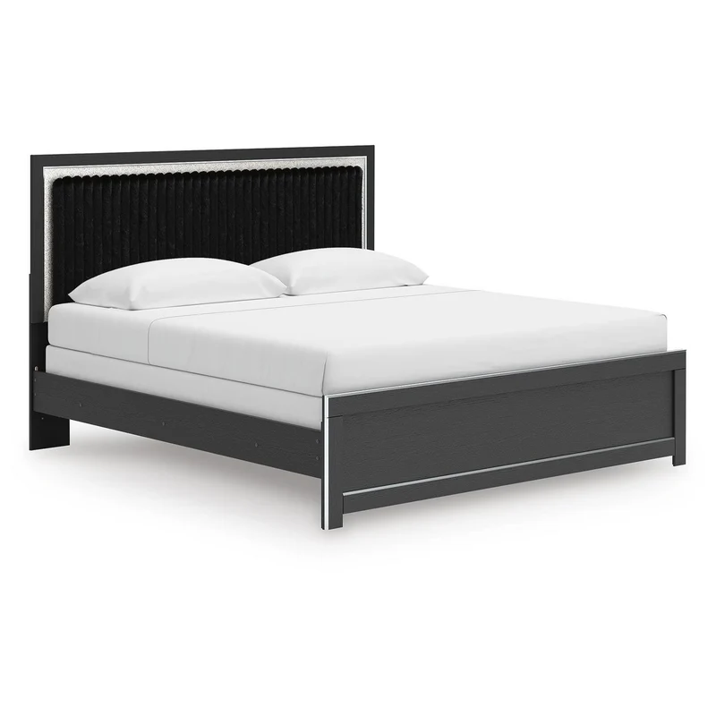 Signature Design by Ashley Zuraleus PCB3380B12 King Upholstered Panel Bed