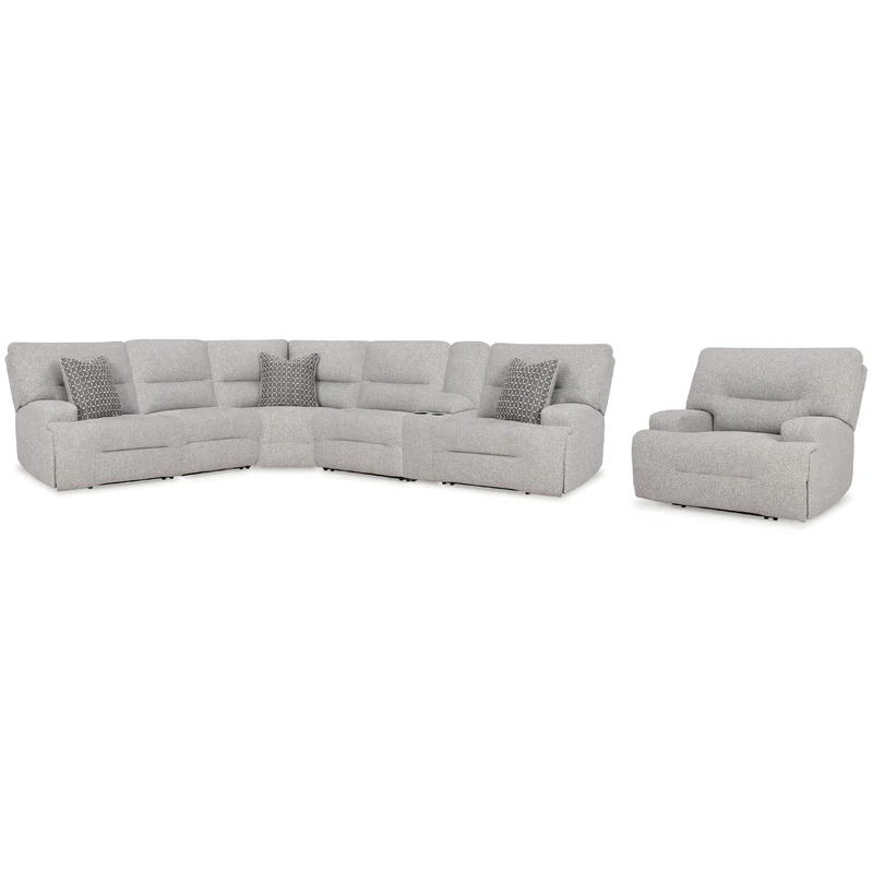 Signature Design by Ashley Acklen Place 93605S8 7 pc Power Reclining Sectional