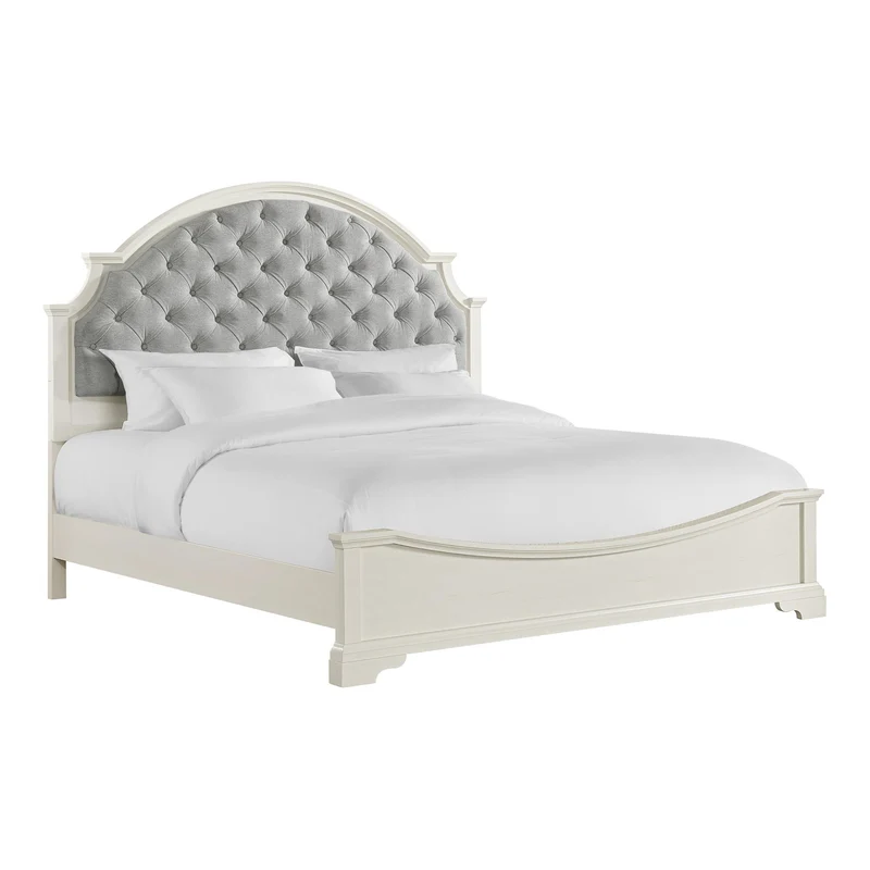 Elements International Eastwood Y-13160-7-KUB Youth King Upholstered Bed