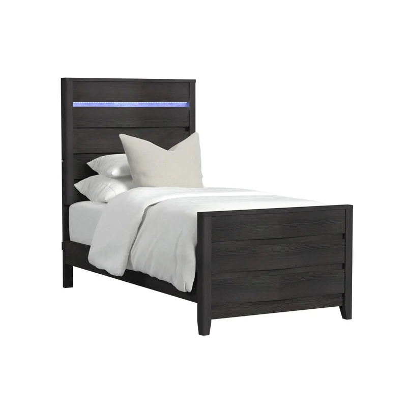 Elements International Tobias B-15990-8-TBL Twin Bed