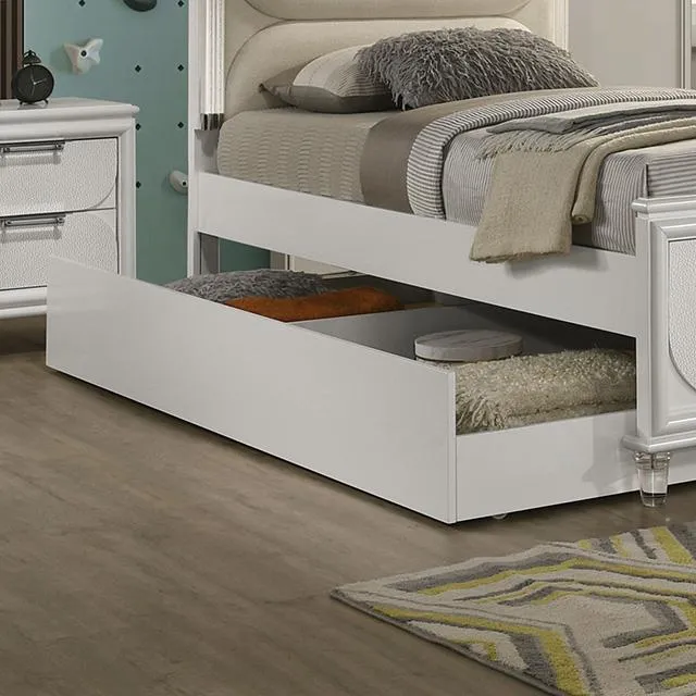 Furniture of America Lareina FM72081WH-TR Trundle