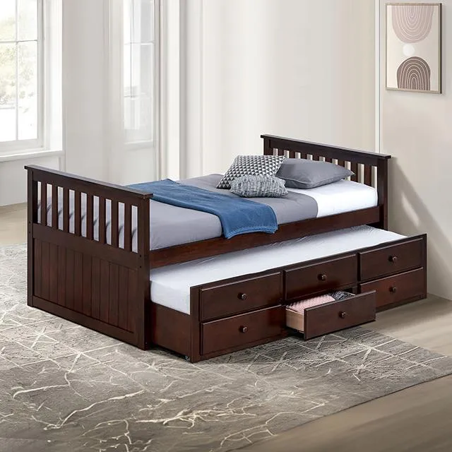 Furniture of America Clemens FM-BK101DW-BED Captain Bed