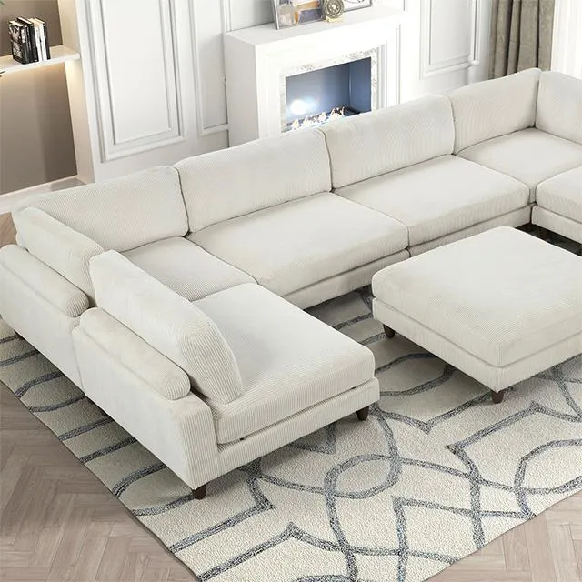 Furniture of America Dagenham FM6800BG-A Sectional