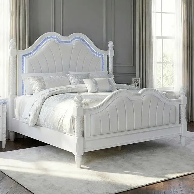 Furniture of America Swindon FM74007WH-Q-BED Queen Bed