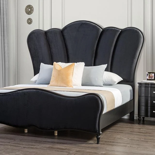 Furniture of America Melodi Parc FM7416BK-EK-BED King Bed