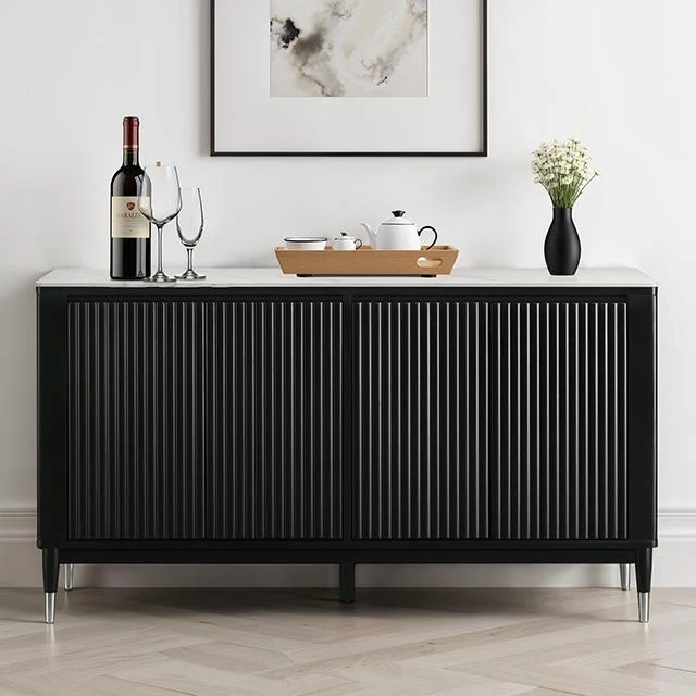 Furniture of America Maidstone FM32001BK-SV Server