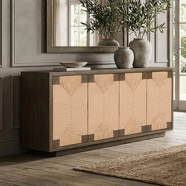 Furniture of America Casoria FM34008DW-SV Sideboard