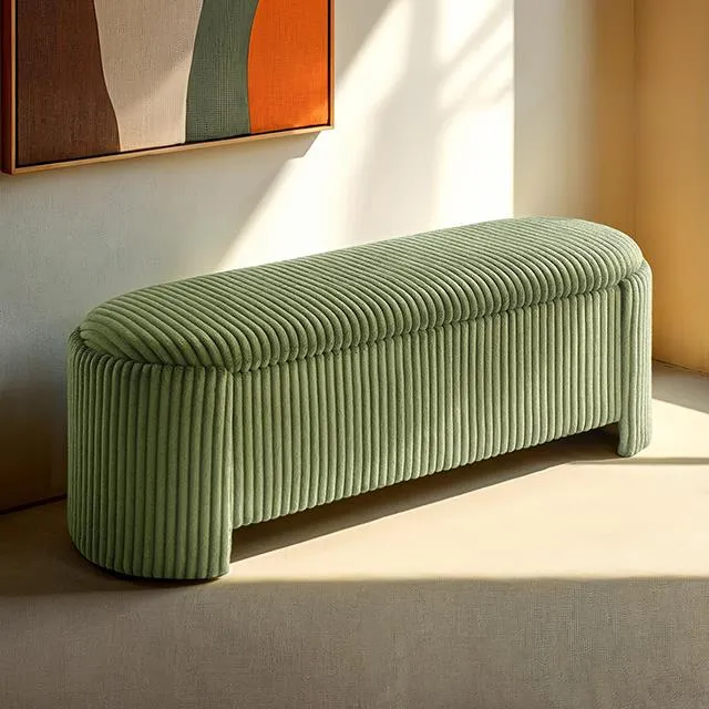 Furniture of America Grainne FM-AC8007GR Storage Bench