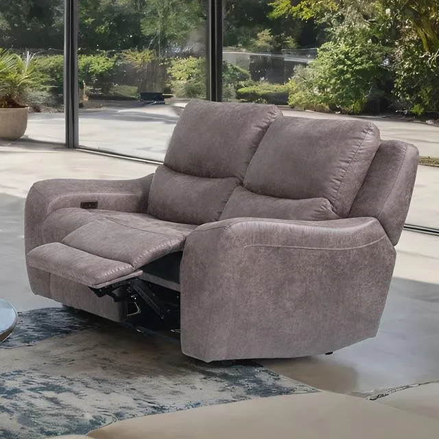Furniture of America Demetrius CM9931BR-LV-PM-PK Power Loveseat