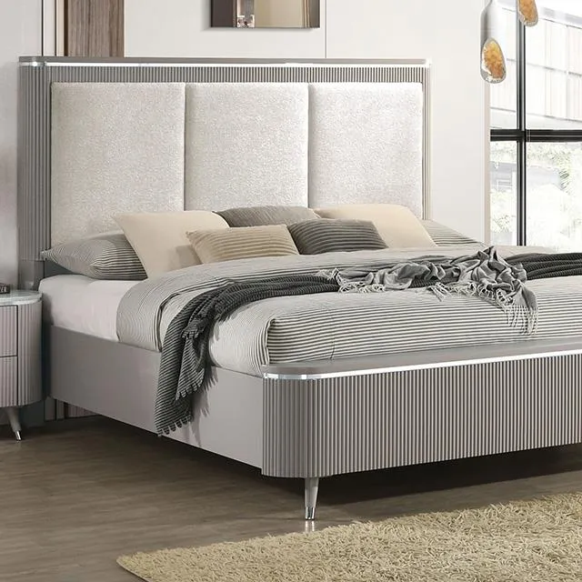 Furniture of America Aldridge FM7243GY-EK-BED King Bed