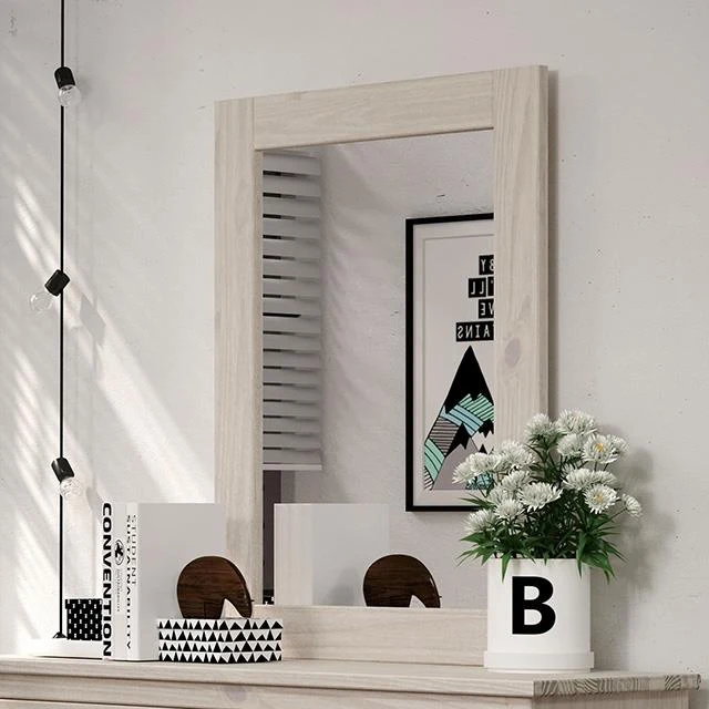 Furniture of America Stavros AM7002WH-M Mirror