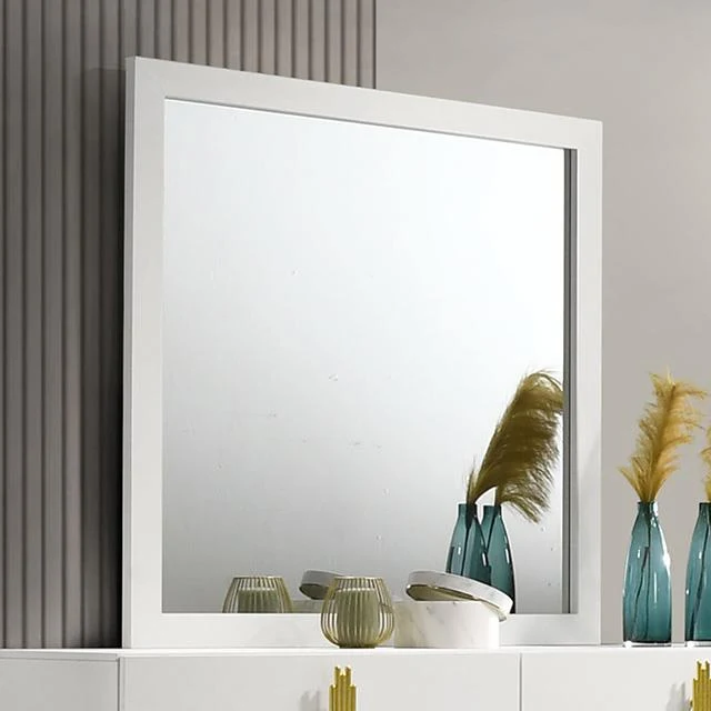 Furniture of America Basildon FM7271WH-M Mirror