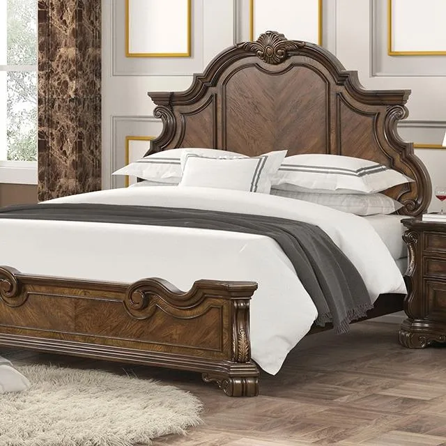 Furniture of America Leovanni FM70003DB-Q-W-BED Queen Bed