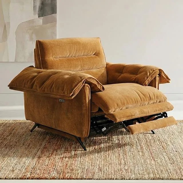 Furniture of America Morley CM9943BR-CH-PM Power Recliner