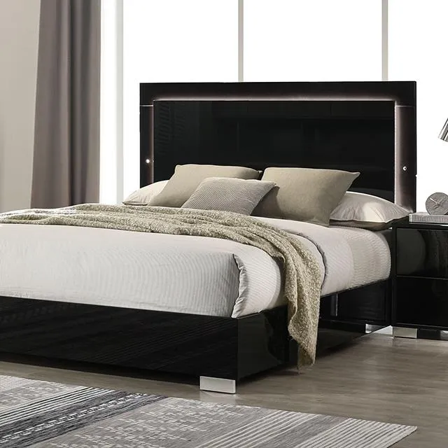 Furniture of America Sinistra FM7211BK-Q-BED Queen Bed